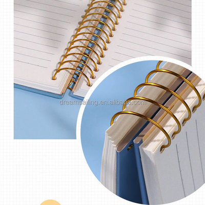 A4 A5 A6 B5 বিষয় খালি কভার নোটবুক 128gsm 140gsm পুরু সর্পিল নোটবুক