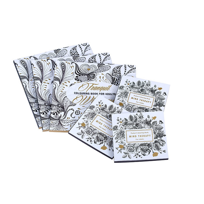 100gsm 120gsm 140gsm সফটকভার বুক প্রিন্টিং পেপারবোর্ড অ্যাডাল্ট কালারিং বই